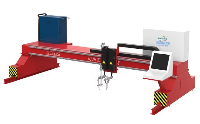 配置一等離子一火焰的龍門式切割機(jī)